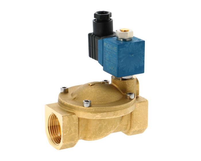Brass solenoid valve ESM 86 servo-assisted normally closed - ACS